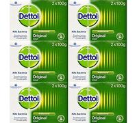 Dettol Original Anti-Bacterial Soap 100g Twin Pack x 6 packs