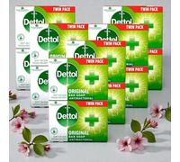 Dettol Original Antibacterial Soap - 6 Twin Pack (12 x 100g)