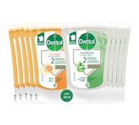 DETTOL - Pack of 5 No Touch Honey & Vanilla Refills and 5 No Touch Aloe Vera & Bamboo Refills - 10 Refills