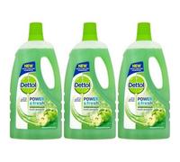 Dettol Power And Fresh Multi Purpose Cleaner, Refreshing Green Apple, 1L (Pack Of 3)