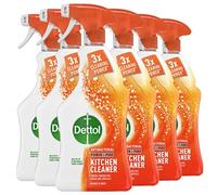 Dettol Power and Pure Kitchen Cleaner Spray 1 Litre, Pack of 6