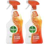 Dettol Power and Pure Kitchen Cleaner Spray, 1L [Packaging may vary] (Pack of 2)