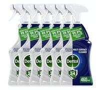 Dettol Protect 24 hour Antibacterial Disinfectant Multi Surface Spray Cleaner - Ocean Fresh - 460ml x 6