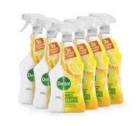 Dettol Spray Antibacterial Multipurpose Cleaner Lemon Lime 60L Total 1L x