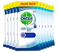 Dettol Surface Cleaning Wipes Bulk, Multipack of 72 x 10, Total 720 Wipes