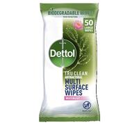 Dettol Tru Clean Antibacterial Wipes Waterlily 50 Wipes