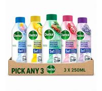 Dettol Washing Machine Cleaner 250ml - Pick Any 3 Fragrances | Original, Lemon, Spring Blossom, Lavender or Pomegranate | 3 x 250ml Washing Machine Cleaning Liquid Bundle