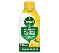 Dettol Washing Machine Cleaner, Lemon, Antibacterial 250ml