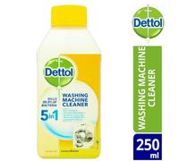 Dettol, Washing Machine Cleaner, Lemon, 250ml, Antibacterial, Removes Bacteria, Odours, Limescale and Hidden Dirt, Lasting Freshness, Kills 99.9 Percent of Bacteria
