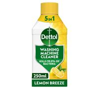 Dettol Washing Machine Cleaner Lemon Scent 250ml Antibacterial Removes Bact