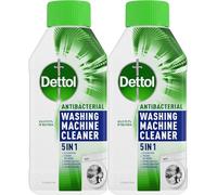 Dettol Original Antibacterial Washing Machine Cleaner, Removes Limescale, Bad Odour, Bacteria and Dirt, 250 ml Pack of 2