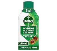 Dettol, Washing Machine Cleaner, Pine Scent, 250ml, Antibacterial, Removes Bacteria, Bad Odours, Limescale and Hidden Dirt, Lasting Freshness, Kills 99.9 Percent of Bacteria