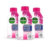 Dettol, Washing Machine Cleaner, Pomegranate, 750ml (250ml x 3pck) Antibacterial, Removes Bacteria, Odours, Limescale and Hidden Dirt, Lasting Freshness, Kills 99.9 Percent of Bacteria