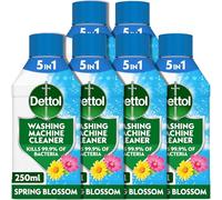 Dettol Washing Machine Cleaner, Blooming Beautiful, Multipack of 6 X 250ml, Total of 1.5L, Washing Machine Descaler, Drum Cleaner, Antibacterial Cleaner, Disinfectant, Laundry