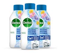 Dettol, Washing Machine Cleaner, Spring Blossom, 750ml (250ml x 3pck) Antibacterial, Removes Bacteria, Odours, Limescale and Hidden Dirt, Lasting Freshness, Kills 99.9 Percent of Bacteria