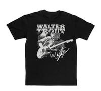 detuQQTY The Music Walter Trout T-Shirt Short Sleeve Black T91A491 Black 3XL