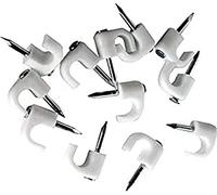 Deu 165 Plastic Staple with Nail for 3x1.55 Grey