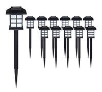 LED Pathway Light 12Pcs Black