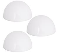 Deuba® 3X Solar Dome LED Garden Lights | Wireless LED Automatic Twilight Sensor Outdoor Lighting | IP44 Weatherproof | Wall or Floor Mountable Decorative Ball Solar Light