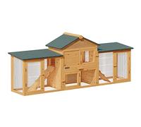 Deuba Cadoca rabbit hutch hare hutch bunny rabbit hutch cage small animal hutch free range garden XXL