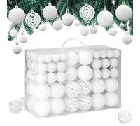 Deuba CASARIA 100 Piece Christmas Tree Baubles and Hanging Ornament Set