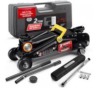 Trolley Jack 2t incl 6Pcs Torque Wrench & Case