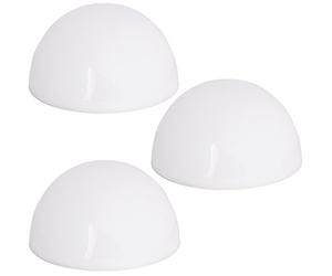 Deuba MONZANA® 3X Dome Solar Lights Outdoor Garden LED Garden Lights IP44 | Wireless LED Automatic Twilight Sensor Outdoor Lighting | Weatherproof | Wall or Floor Mountable Decorative Ball Solar Light