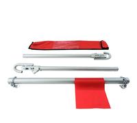 Deuba® Tow Bar | 1.8m Length | Pulls Up to 2 Tonnes | Robust Emergency Breakdown Recovery | Including Storage Bag | 3 Pieces | Heavy Duty Towing Bar for Cars & Trucks