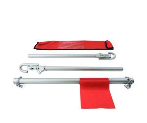 Deuba® Tow Bar | 1.8m Length | Pulls Up to 2 Tonnes | Robust Emergency Breakdown Recovery | Including Storage Bag | 3 Pieces | Heavy Duty Towing Bar for Cars & Trucks
