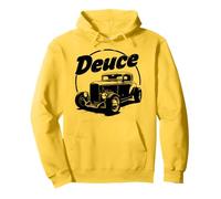 Deuce Hot Rod Retro Classic Car Graphic Classic Deuce Coupe Pullover Hoodie