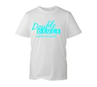 Deuce Retro Mens T Shirt Retro Movie Film Classic Funny Double Kids Adult TOP(White, L)