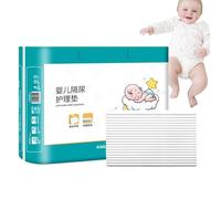 Deuineyi Changing Mat - Waterproof Leak-proof Inserts, Pack of 40 Quick Suction Changing Mat, for Children on the Go Home Travel Bed Bedroom Car Trips