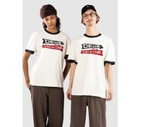 Deus Ex Machina Arrows Ringer T-Shirt pristine white S