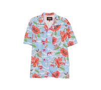 Deus Ex Machina Broadus floral short-sleeve shirt - Blue M-L-XL-XXL