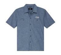 Deus Ex Machina | Forecourt Chambray Shirt | Lightweight Cotton Shirt S