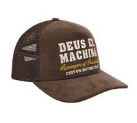 Deus Ex Machina Gumshoe Cord Trucker Cap - Potting Brown