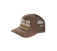 Deus Ex Machina Men's Gumshoe Cord Trucker Cap, Potting Brown, One Size