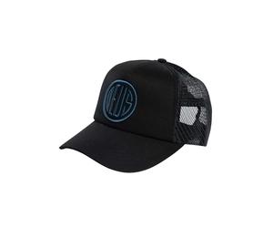 Deus Ex Machina Men's Pill Logo Trucker Cap, Black, One Size