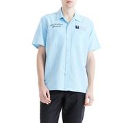 Deus Ex Machina Mens Sky Blue Forecourt Shirt