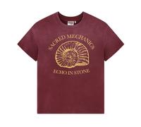 Deus ex Machina | Perfect Ratio Tee | Men's | Vintage Fit Graphic Tee | Riding Red XL