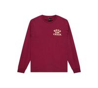Deus ex Machina | Quick Strike LS Tee | Men's | Graphic Long Sleeve Tee | Burgundy M