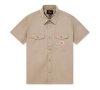 Deus Ex Machina | Service SS Shirt | Short Sleeve Work Shirt | Khaki S