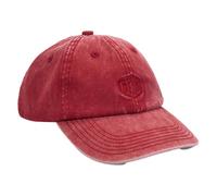 Deus Ex Machina | Shield Garment Dyed Dad Cap | Lava Falls Red One Size