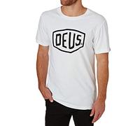 Deus Ex Machina Mens White Shield T-Shirt