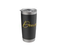 Deus - Latin Design Lettering Stainless Steel Insulated Tumbler