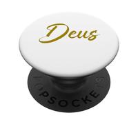 Deus Latin - Minimalist Latin Word for History PopSockets Adhesive PopGrip
