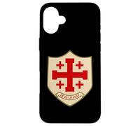 Deus Lo Vult - Jerusalem Cross - Templar Case for iPhone 16 Plus