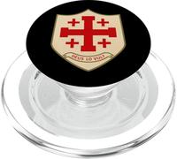 Deus Lo Vult - Jerusalem Cross - Templar PopSockets PopGrip for MagSafe