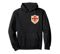 Deus Lo Vult - Jerusalem Cross - Templar Pullover Hoodie