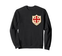 Deus Lo Vult - Jerusalem Cross - Templar Sweatshirt
